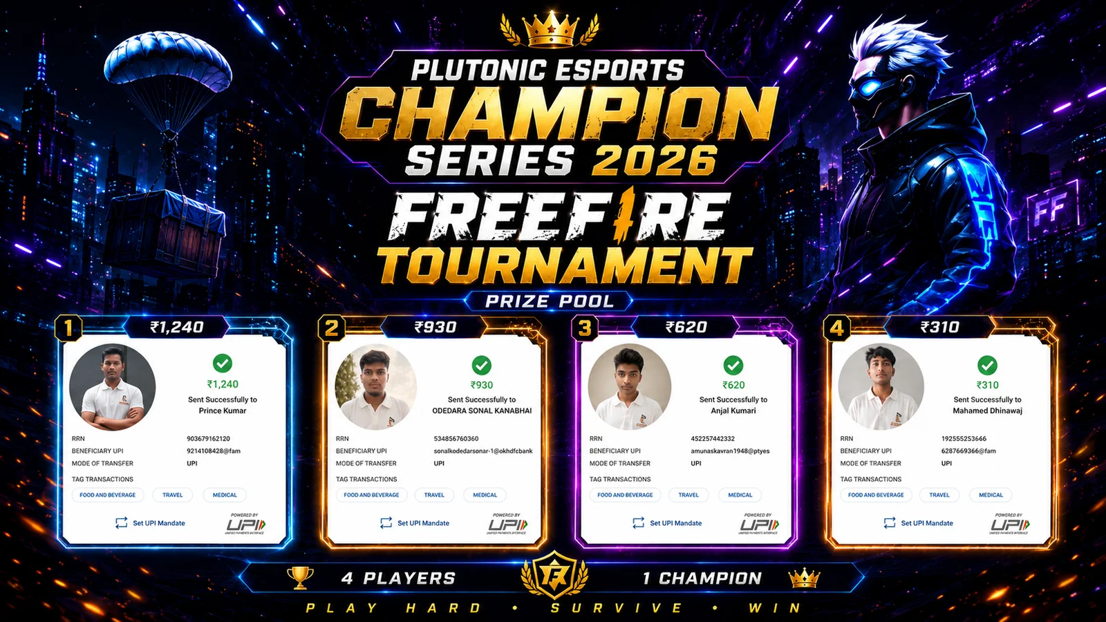 Konix Gaming prize distribution